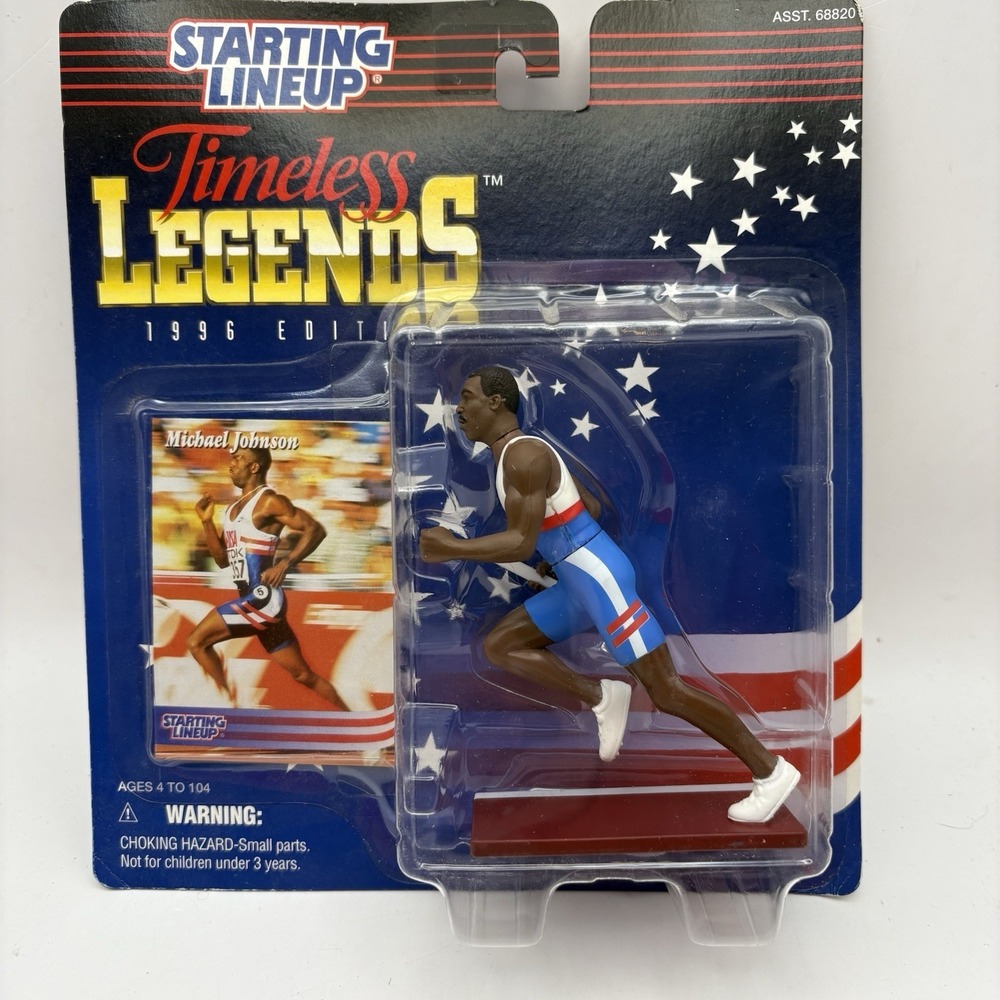Michael Johnson Timeless Legends 96 Atlanta Olympics STARTING LINEUP Kenner - Picture 1 of 5